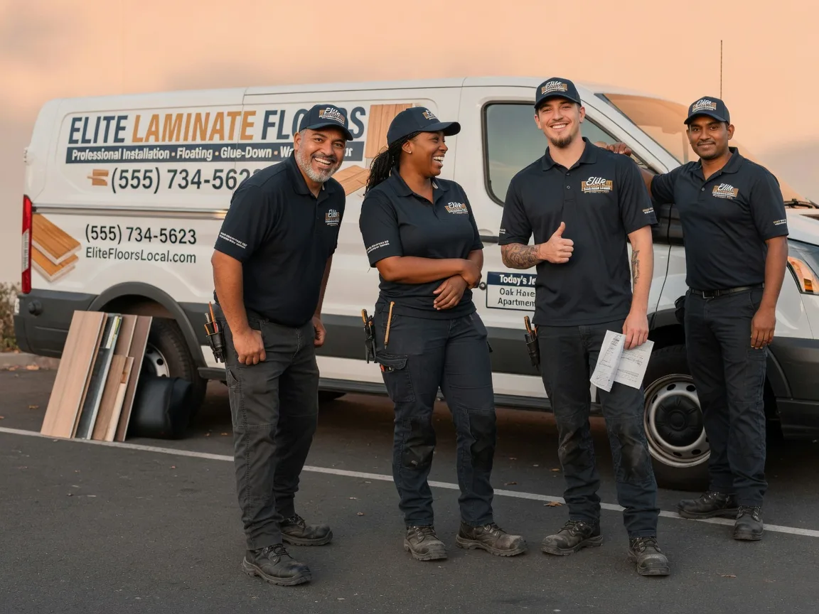 Laminate flooring installation company in Fullerton, ND